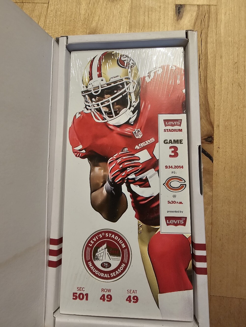 Levi's Stadium Inaugural Season Commemorarive Ticket